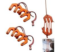 Fyozyon Game & Gear Hoist Block and Tackle System, Ultralight Hunting Game Hoist, Portable Game Lifting Tool for Backcountry Hunting (2 Set)