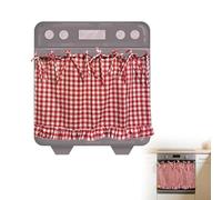 Fyozyon Handmade Oven Skirts, Handmade Dishwasher Skirt, Decorative Cabinet Dish Washer Hidden Curtains, Farmhouse Kitchen Décor Heat-Resistant (Heartland)
