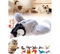 Fyozyon Interactive Chirping Bird Cat Toy Flapping Wings Bird Cat Toy Flying, Cat's New Playmate, Electronic Flying Birds Cats Toys for Bored Indoor Cats, Self Flappy Simulated That Flies