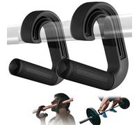 Fyozyon Neutral Grip Handles for Pull Up: Ergonomic Portable Hooks for Barbell Row Deadlift Resistant Bands for Home Gym Fitness Enthusiasts