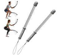 Fyozyon Saker Adjustable Ropeless Battle Ropes 2026|Cordless Weighted Training Ropes for Home Gym|Portable Exercise Equipment for HIIT,Strength,Full Body Workout-3 lbs|Men,Women (Black) (Gray)