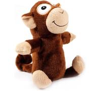 Fyozyon Tearable Pull Rip Apart Monkey Dog Toy with Squeaker & Crinkle - Interactive Stuffed Plush Toy to Keep Dogs Busy, Pet Puzzle Enrichment Chew Toys for Small Medium Large Breeds