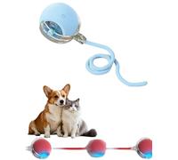 Fyozyon Vocal Michelin Dog Ball, Vocal Michelin Ball for Dogs, 2026 New Interactive Rolling Dog Ball, Rechargeable, 360° Smart Automatic Rolling, Four Modes, for Dog Indoor (Red)