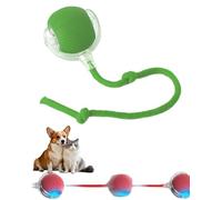 Fyozyon Vocal Michelin Dog Ball, Vocal Michelin Ball for Dogs, 2026 New Interactive Rolling Dog Ball, Rechargeable, 360° Smart Automatic Rolling, Four Modes, for Dog Indoor (Red)