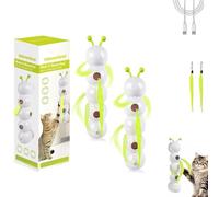 Fyozyon Whack a Post Cat Toy, Interactive Caterpillar Cat Toy, Fun Smart Motion Paw Cats Toys with Design, Suction Cup Motorized Moving (2pc)