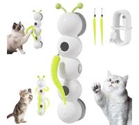 Fyozyon Whack a Worm Cat Toy, 2026 New Interactive Caterpillar Cat Toy with Motion Sensor, Motion Activated Wack a WormPost Toys with Tail, for Indoor Cats Training and Daily Play