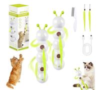 Fyozyon Whack a Worm Post Cat Toy, Smart Sensor Cat Toy Caterpillar, Funny Electric Automatic Wiggly pet Toys, Suction Cup Motorized Moving Wall Toys for Indoor