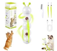 Fyozyon Whack a Worm Post Cat Toy, Smart Sensor Cat Toy Caterpillar, Funny Electric Automatic Wiggly pet Toys, Suction Cup Motorized Moving Wall Toys for Indoor