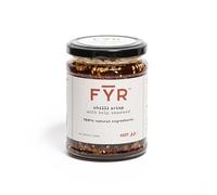 FYR Chilli Crisp with Kelp Seaweed: Gourmet Hot Chilli Oil with Crunch. Fiery Hot Sauce 100% Natural Ingredients Vegan Made in UK Net wt. 280g (HOT)