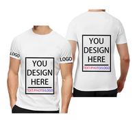 Fyralune Personalised T Shirts & Bulk Custom Shirts Unisex Fit, Add Logo/Photo/Text- Design Your Own Printed for Men & Women T-Shirts,Great Personalised Gifts for Any Occasion White