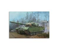 FYRCO British Vintage Tank Poster Centurion Mk.5 1-4.RTR Main Battle Tank Decorative Painting Canvas Poster 12x18inch(30x45cm)