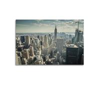 FYRCO City Tourism Poster Empire State Dacha, New York Decorative Painting Canvas Poster 16x24inch(40x60cm)