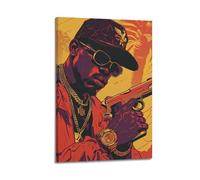 FYRCO Vintage Artwork Poster American Gangster Graffiti Style 5 Decorative Painting Canvas Poster 08x12inch(20x30cm)