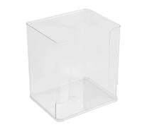 Fyrdyn Acrylic Makeup Organizers - Top U Opening Divided Cosmetic Storage Case | Acrylic Vanity Organizer - for Bedroom Offices Home Bathroom Desk Kitchen Closet Pen