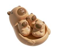 Fyrdyn Bath Toys | Capybara Family Animal Water Bathtub Toy for Kids,Sensory Interactive Water Play Floating Capybara for Shower Pool Outdoor Beach Trips