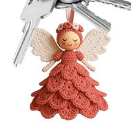 Fyrdyn Beginner Crochet Kit for Adults | Angel Doll Ornament Knitting Set,Handmade Crochet Craft Kit,for Women Men Hobbyists Enthusiasts Family Members Friends Coworkers Christmas Party Decor