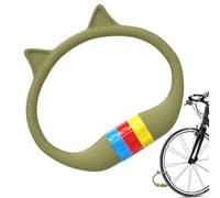 Fyrdyn Bike Lock Combination - Bike Locker - Cat Ear Design Silicone Padlock for Gate RV Grill Parking Fence Travel Outdoor Patio Commuting Urban Cycling