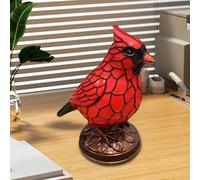 Fyrdyn Bird Lamp - Realistic Resin Warm Bird Light | Animal Theme Decoration Light Art for Bedside Room Dormitory Bookshelf Offices Restaurant Bedroom Home