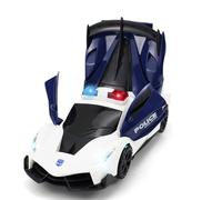 Fyrdyn Car Transforming Toy - Small Car Model with Light and Music,Drift Rotation Toy Vehicle,for Kids Ages 3+ Indoor Play Outdoor Fun Birthday Party Favor Holiday Christmas Living Room Bedroom