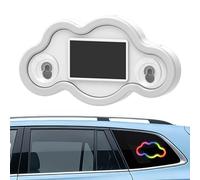 Fyrdyn Car Window Light Decor,Multiple Color Mode Cloud Lamp,Car Window Solar Light | for Truck Trailer SUV RV Vehicle Interior Dashboard Windshield