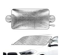 Fyrdyn Car Windscreen Sun Shade | 150x70cm Reflective Windscreen Sunshade | Folding Foil Sun Shade | Auto Reflector Front Window Suns Shades | Front Window UV Protector For Car SUV Van