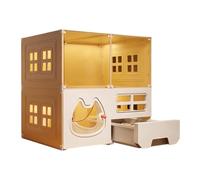 Fyrdyn Cat House Enclosed Interactive Pet Nest