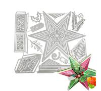 Fyrdyn Die Cuts,Metal Star Embossing | Card Making Dies,Embossing Stencil Template for Crafting Scrapbooking Candy Box Birthday Holiday Wedding