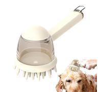 Fyrdyn Dog Shower Brush - Dog Hair Wash Brush for Bathing | Deep Cleaning Pet Massage Scrubber for Small Medium Large Shedding Shower Puppy Kitten Daily Care Washing Spa