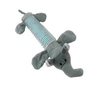 Fyrdyn Dog Squeaky Toys | Animal Shaped Soft Dog Toys,Plush with Sound Squeaker Biting Chasing Teeth-Cleaning Puppy Senior Mental Enrichment Indoor Outdoor Play Travel Home