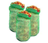 Fyrdyn Garden Waste Bags - Lawn Waste Bags - Collector Tote with Drawstring Small Trash Container for Tree Debris Home Growing Tomato Potato Flower Planting Vegetable Nursery