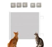 Fyrdyn Retractable Dog Gate - Retractable Safety Gate,Fence Enclosure Guard Safe Screen for Indoor Outdoor House Play Puppy Kids Baby Doorways