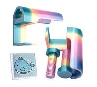 Fyrdyn Rhinestone Painting Canvas Roll Clamp,Adjustable Fixing Clip for Rhinestone Painting Canvas - Lightweight Paint Roll Fixing Supplies for Teens Friends Daughter Husband Women Youth