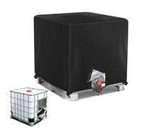 Fyrdyn Water Tank Cover | Water Tank Cover,Waterproof 1000l Tote for Strong Winds Resistance Well Lawn Patio Rain Protection Sunshade Lawn Patio Against Rain