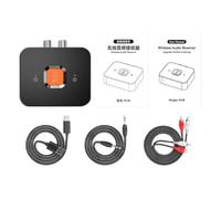 Fyrdyn Wireless Receiver for Home Stereo - High-fidelity Stereo | Wireless Audio Adapter,for Gym Equipment Car Music Playback Movie Viewing Game Home Outdoor Gatherings