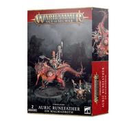 Warhammer Age of Sigmar - Fyreslayers: Auric Runefather on Magmadroth