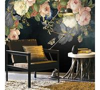 FYRHLH 3D Wallpaper Mural Colored Flowers Wall Poster Art Photo Wallpaper Non-Woven 3D Effect Wallpaper Mural Poster Decoration for Bedroom Living Room Corridor 200cm×140cm
