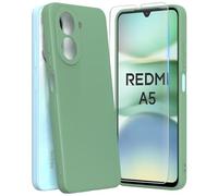 Fyriswho Silicone Case for Xiaomi Redmi A5 4G, Soft TPU Shockproof DustProof Antiskid Phone Cover for Xiaomi Redmi A5 4G - Dark Green
