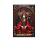 FYRN Vintage Poster The Empress Tarot Poster Wall Art Print Retro Aesthetic Room Decor Office Decorations 12x18inch(30x45cm) Unframe-style