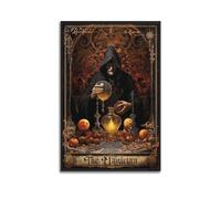 FYRN Vintage Poster The Magician Tarot Card Poster Wall Art Print Retro Aesthetic Room Decor Office Decorations 16x24inch(40x60cm) Unframe-style