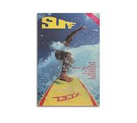 FYRNQ Surf Poster Surfing Poster Wall Art Print Retro Aesthetic Room Decor Painting Canvas Home And Office Decorations 12x18inch(30x45cm) Unframe-style