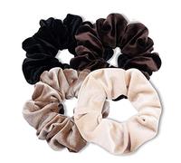 FYRuntoo Scrunchies Scrunchies Scrunchie for Girls & Women Scrunchies Velvet Hair Scrunchies Large Pack of 4