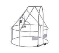 Fyssnn 15 HP / 30 HP Outboard Prop Guard Propeller Stainless Steel Propeller Safety Guard Silver Boat Propeller Guard Suitable for Use to Protect Outboard Propellers (30 HP)