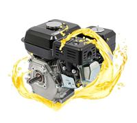 Fyssnn 7.5HP 4-Stroke Petrol Engine, 20mm Shaft, 212CC Air-Cooled Gasoline Engine for Water Pump, Pressure Washer, Go Kart, Wood Chipper, Garden & Agricultural Machinery (Black)