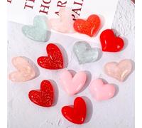 FYSUIMU 12Pcs Heart Fridge Magnets Red Pink Blue 3D Love Heart Shape Refrigerator Magnets Cute Magnetic Stickers for Home Kitchen Office Classroom Decor