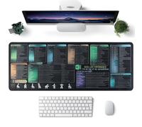 FYting Excel Desk Mat, German, Gaming Mouse Mat, XXL, Mouse Mat 800 x 300 x 3 mm, Desk Mat, Word PPT Windows Mouse Mat, Large, Waterproof, for Office, School, PC, MacBook, Laptop (A)