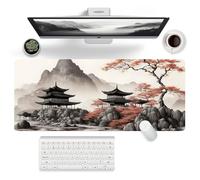 FYting XL Mouse Pad,Gaming Mouse Pad 900x400,Anime Mouse Pad,-Natural Rubber Non-slip Base, Waterproof and Stain-proof, Suitable for PC, MacBook,Laptop(Courtyard)