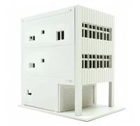 FytStycale 1/150 Japanese Building Model DIY Assembly Building Kit Highly Detailed Diorama Accessory for Hobbyists, Hong Kong Tong Lau, Urban, Industrial