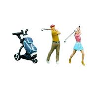 FytStycale 1:64 Scale Tiny People Man Woman Golfer Trains Architectural Figurines