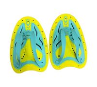 FytStycale 1 Pair Swimming Paddles Swim Training Hand Paddle Breaststroke Arm Strength Gloves Water Resistance PP TPE Material Suitable for Gift Giv, Green M