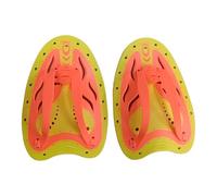 FytStycale 1 Pair Swimming Paddles Swim Training Hand Paddle Breaststroke Arm Strength Gloves Water Resistance PP TPE Material Suitable for Gift Giv, Orange Yellow M